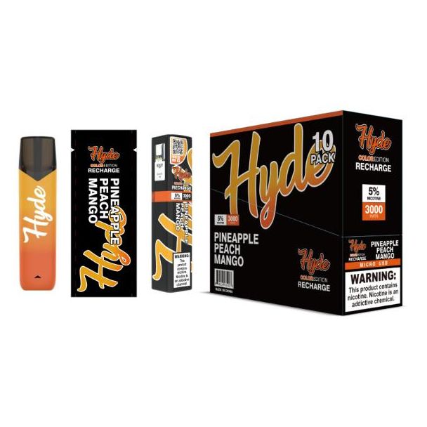 Pineapple Peach Mango Hyde Color Recharge Disposable 10 Pack Bulk Prices!