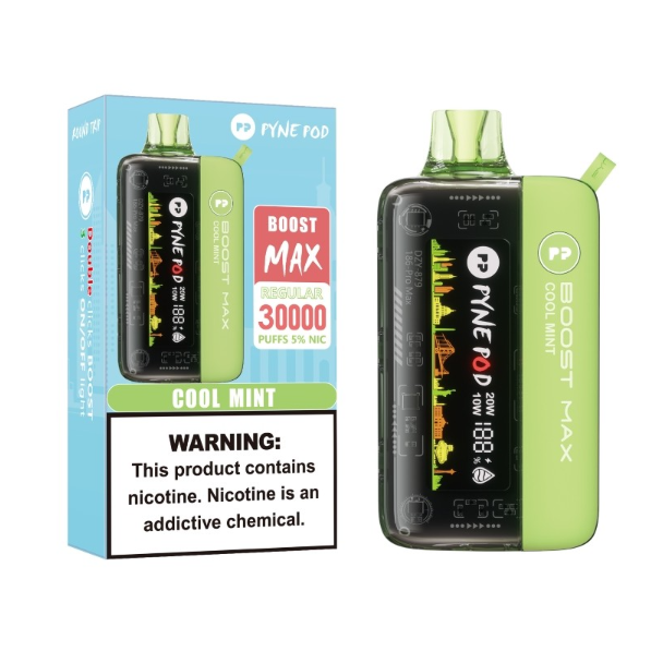 Best Deal Pyne Pod Boost Pro Max 30,000 Puffs Disposable - Cool Mint
