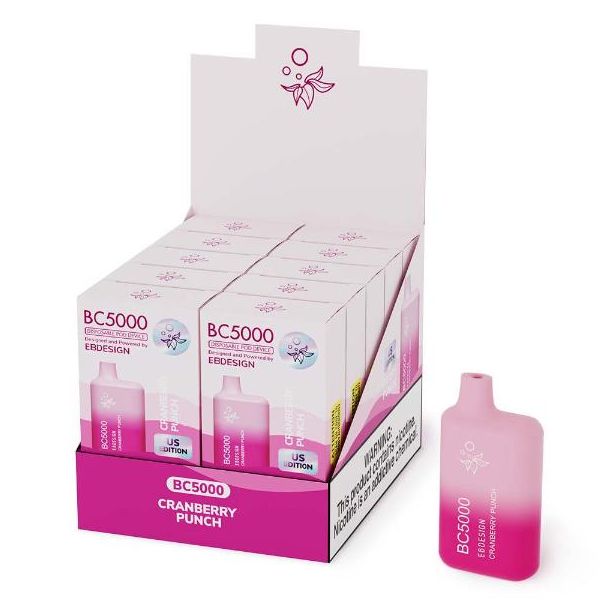 EB Designs BC5000 Disposable-10-Pack Cranberry Punch