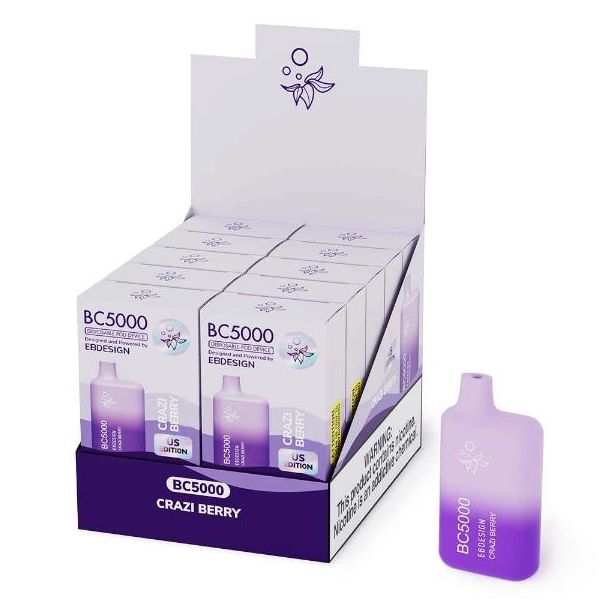 EB Designs BC5000 Disposable-10-Pack Crazi Berry