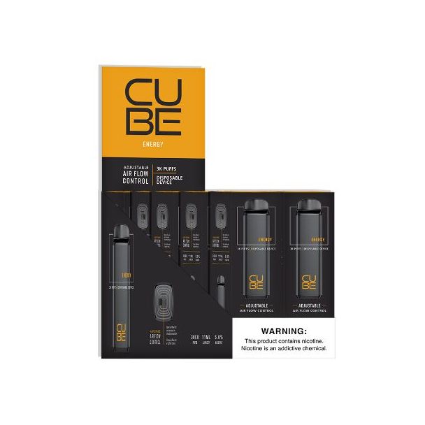 VaporTech Cube Disposable 10-Pack - Energy