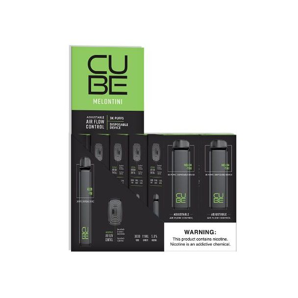 VaporTech Cube Disposable 10-Pack Melontini