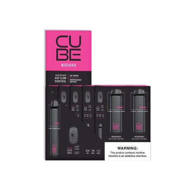 VaporTech Cube Disposable 10-Pack Nirvana