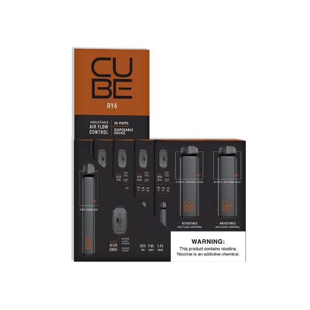 VaporTech Cube Disposable 10-Pack Ry4