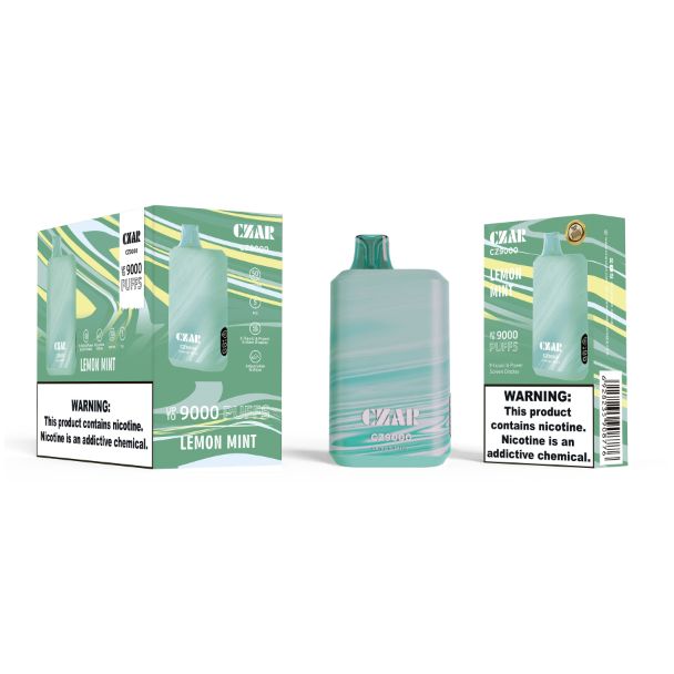 Czar CZ9000 9000 Puffs Disposable Lemon Mint