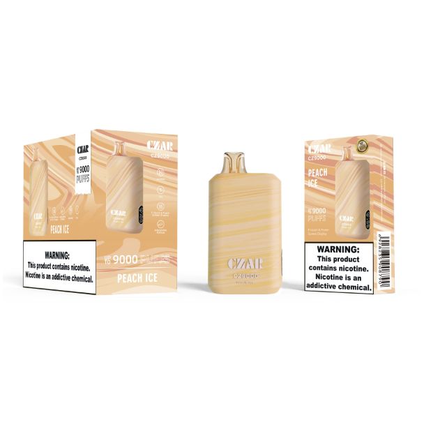 Czar CZ9000 9000 Puffs Disposable Peach Ice