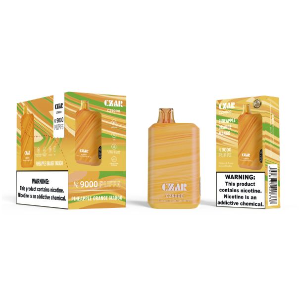 Czar CZ9000 9000 Puffs Disposable Pineapple Orange Mango