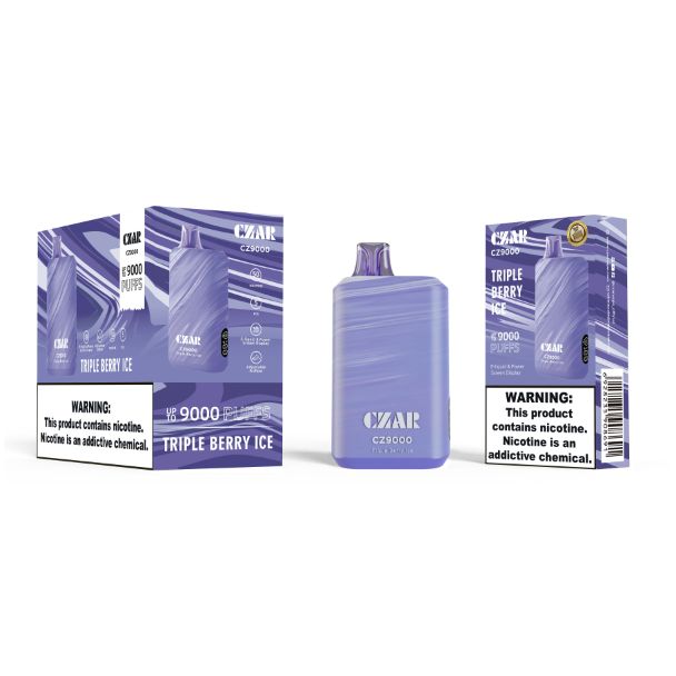 Czar CZ9000 9000 Puffs Disposable Triple Berry Ice