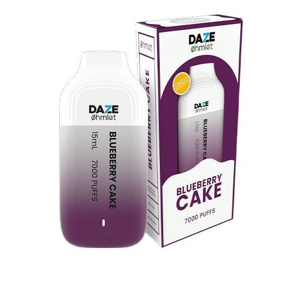 Daze-7000-Puffs-Blue Berry Cake 0mg