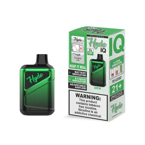 Dew Hyde IQ 5000 Puffs Single Disposable Ejuices Wholesale Price!