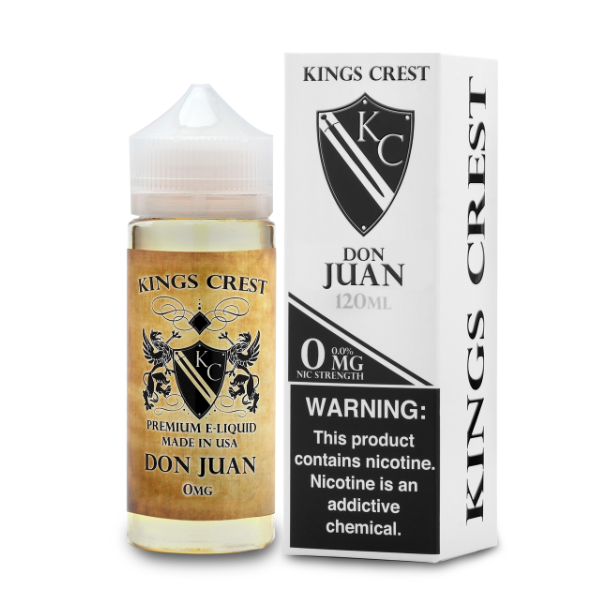 Best Deal King's Crest 120ML E-Liquid - Don Juan