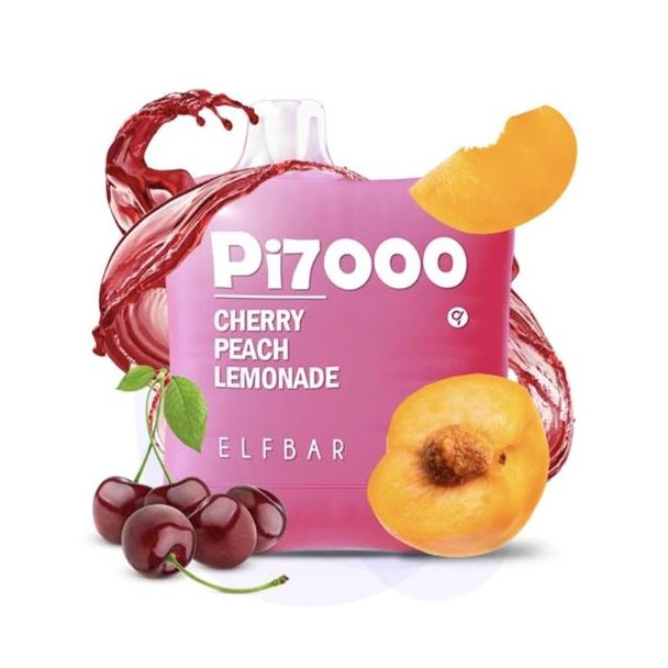 Elf Bar Pi7000 Disposable Cherry Peach Lemonade  Ejuices Wholesale