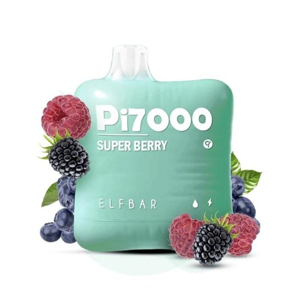 Elf Bar Pi7000 Disposable Super Berry  Ejuices Wholesale