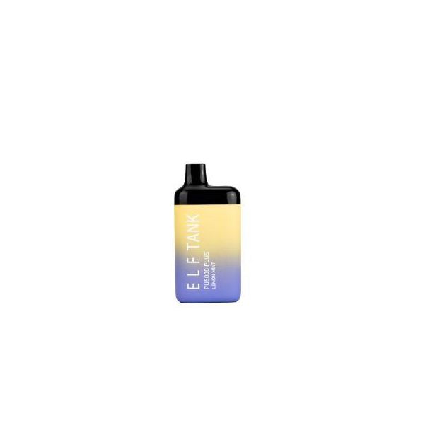 Lemon Mint ELF Tank PU5000 Plus Single Disposable Ejuices Wholesale best Deal!