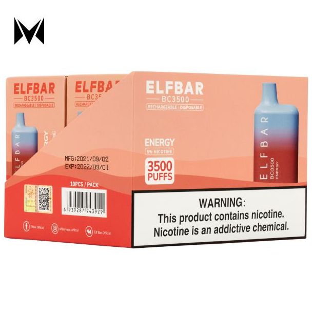 Energy Elf Bar BC3500 Disposable 10-Pack