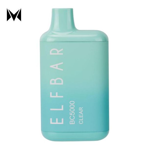 Clear Elf Bar BC5000 Single Disposable