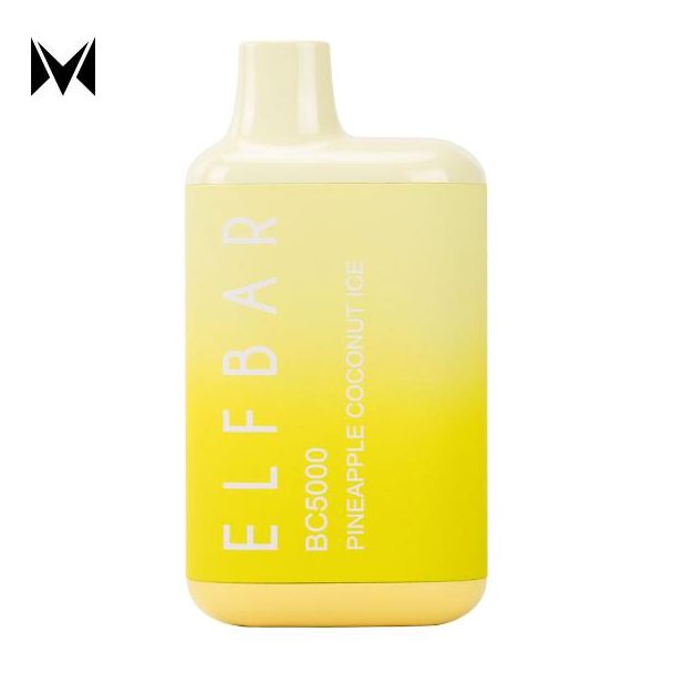 Pineapple Coconut Ice Elf Bar BC5000 Single Disposable
