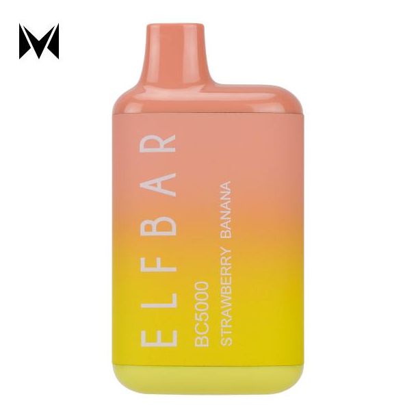 Strawberry Banana Elf Bar BC5000 Single Disposable