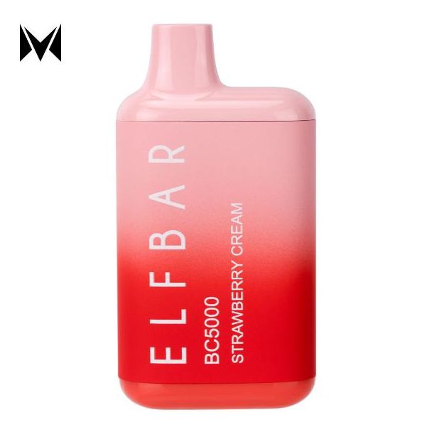 Strawberry Cream Elf Bar BC5000 Single Disposable