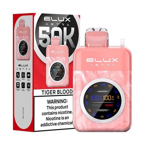 Elux Astra 50,000 Puffs Disposable Tiger Blood