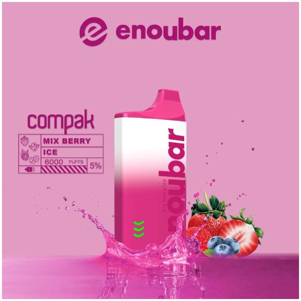 Mix Berry Ice ENOUBAR Compak Rechargeable Disposable Device Best Bulk Deal