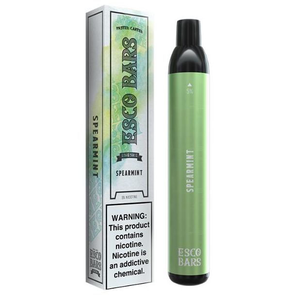 Spearmint Esco Bars 2500 Puffs Single Disposable Bulk Deal!