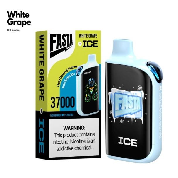 Fasta Burrst V2 37,000 Puffs Disposable White Grape Ice