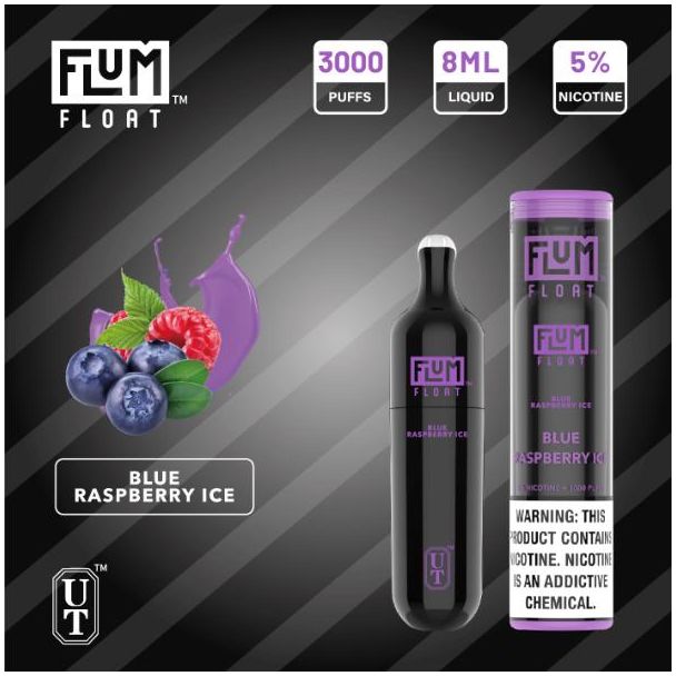 Blue Raspberry Ice Flum Float Disposable 10-Pack
