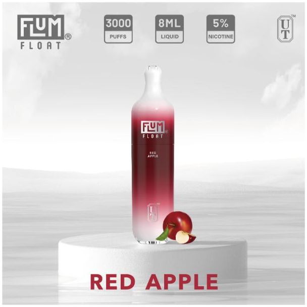 Red Apple Flum Float Disposable 10-Pack