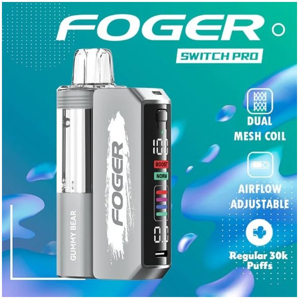 Foger Switch Pro 30,000 Puffs Disposable Kit Gummy Bear