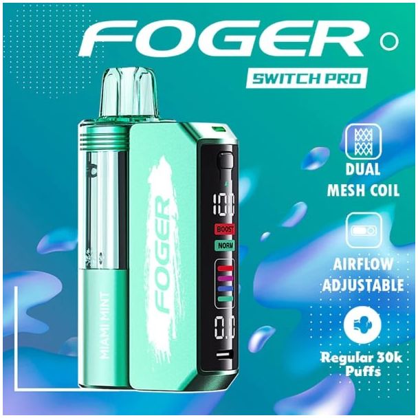 Foger Switch Pro 30,000 Puffs Disposable Kit Miami Mint