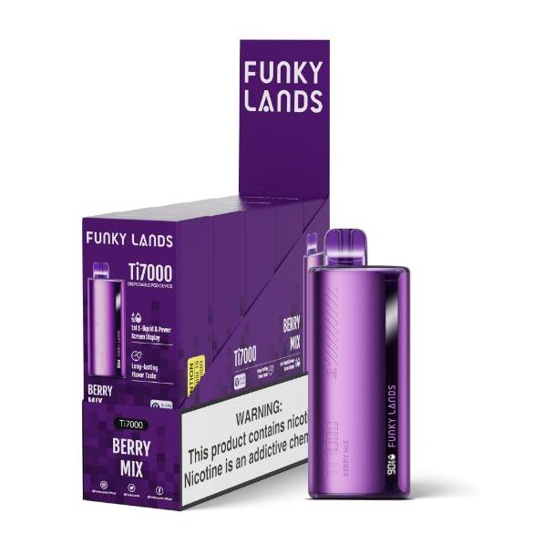 Funky Lands Ti7000 Berry Mix 5 Pack