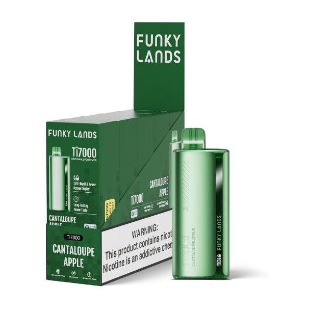 Funky Lands Ti7000 Cantaloupe Apple 5 Pack