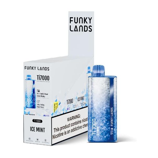 Funky Lands Ti7000 Ice Mint 5 Pack