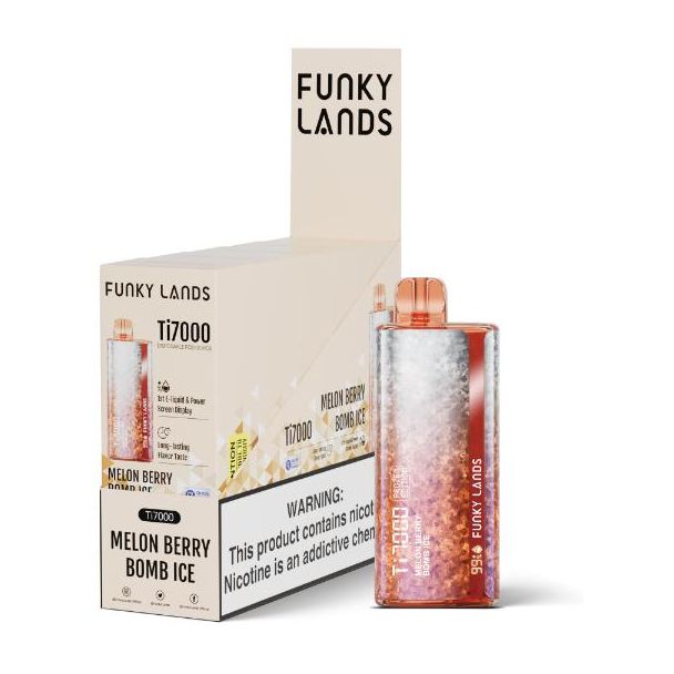 Funky Lands Ti7000 Melon Berry Bomb Ice 5 Pack