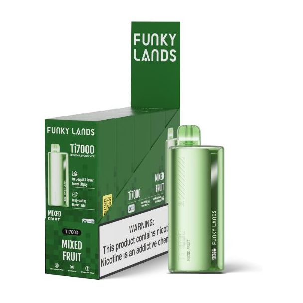 Funky Lands Ti7000 Mixed Fruit 5 Pack