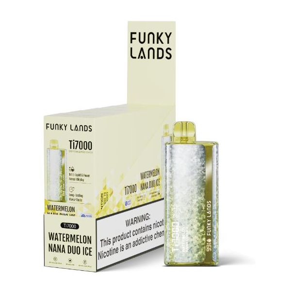 Funky Lands Ti7000 Watermelon Nana Duo Ice 5 Pack