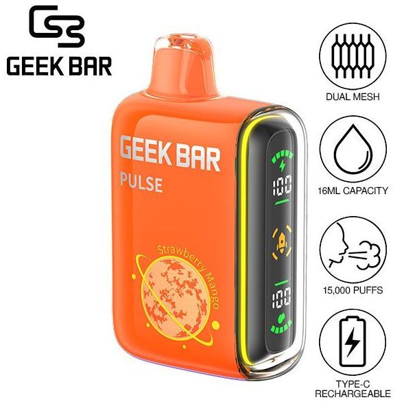 Geek Bar Pulse Strawberry Mango