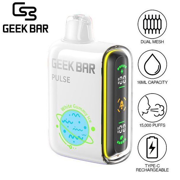 Geek Bar Pulse White Gummy Ice