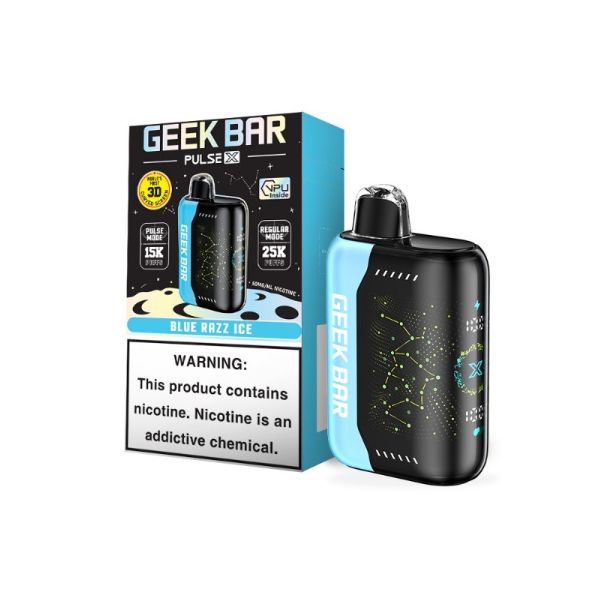Geek Bar Pulse X 25000 Puffs Blue Razz Ice