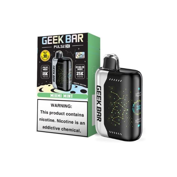 Geek Bar Pulse X 25000 Puffs Miami Mint