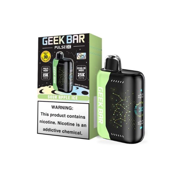 Geek Bar Pulse X 25000 Puffs Sour Apple Ice