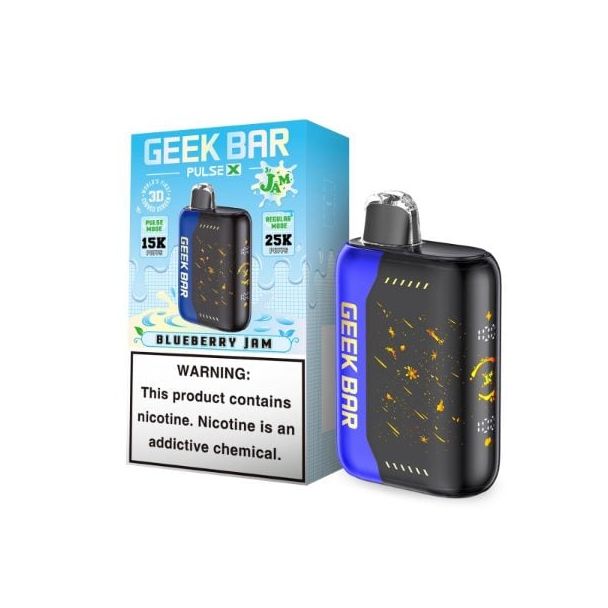 Geek Bar Pulse X Jam Edition 25,000 Puffs Blueberry Jam