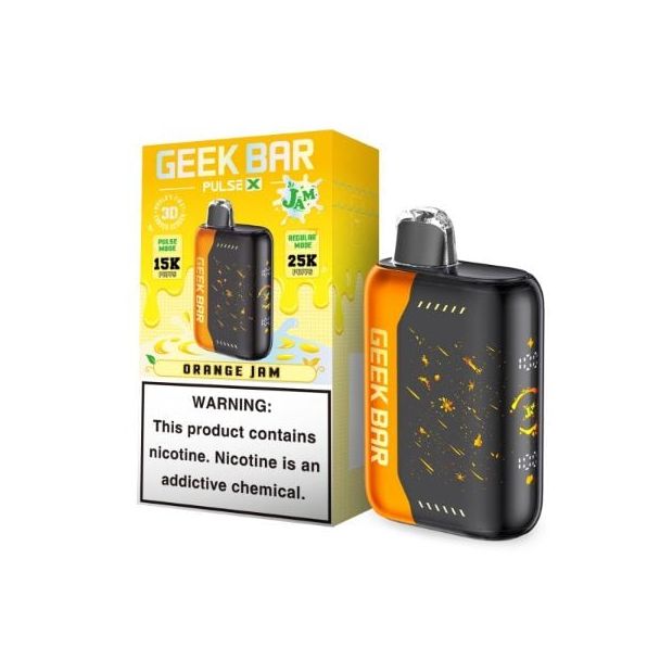 Geek Bar Pulse X Jam Edition 25,000 Puffs Orange Jam