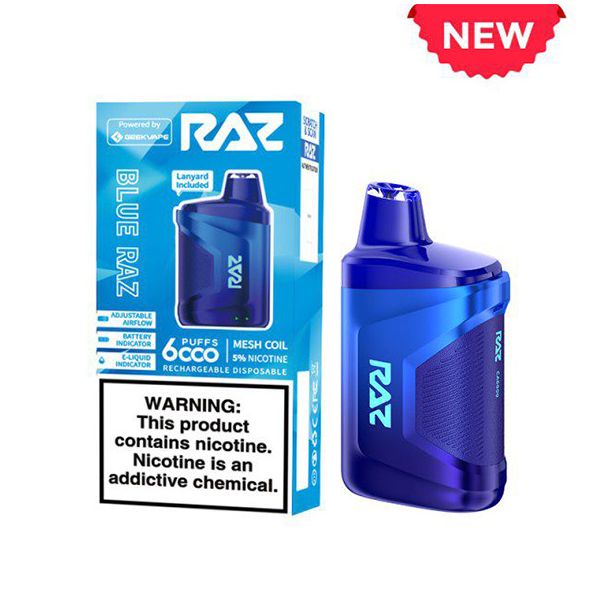 GeekVape Raz CA6000 Single Disposable Blue Raz