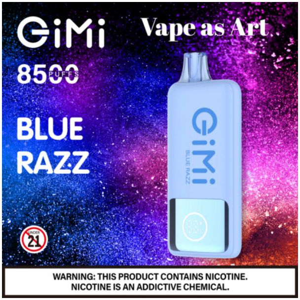 Gimi by FLUM 8500 Puffs Disposable Blue Razz