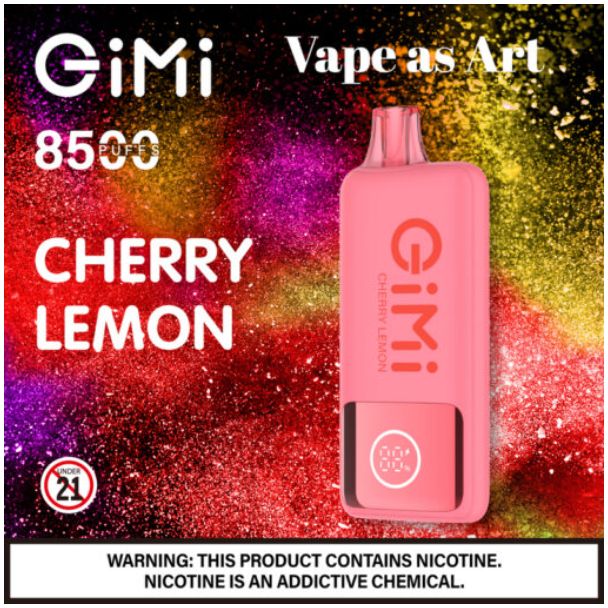 Gimi by FLUM 8500 Puffs Disposable Cherry Lemon