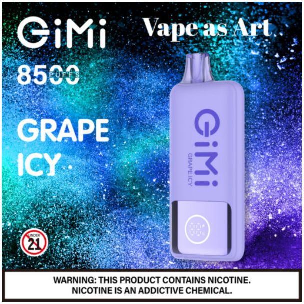 Gimi by FLUM 8500 Puffs Disposable Grape Icy