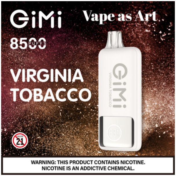 Gimi by FLUM 8500 Puffs Disposable Virginia Tobacco