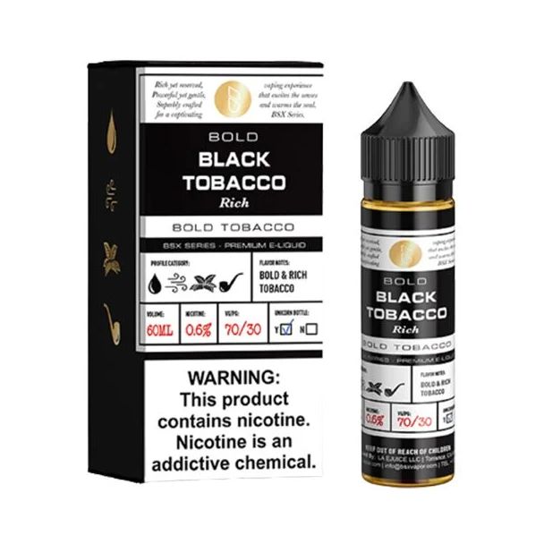 Basix 60ML E-Liquid by Glas Bold Rich Black Tobacco